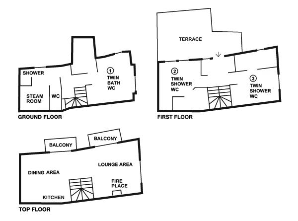 Chalet Irma Courchevel Floor Plan 1